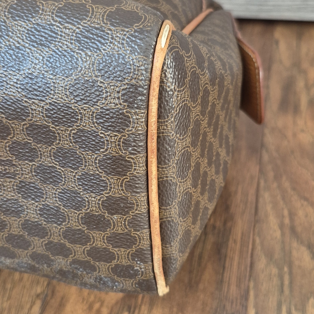 Celine Macadam Boston Bag M92 Vintage. AUTHENTIC - Picture 9 of 16